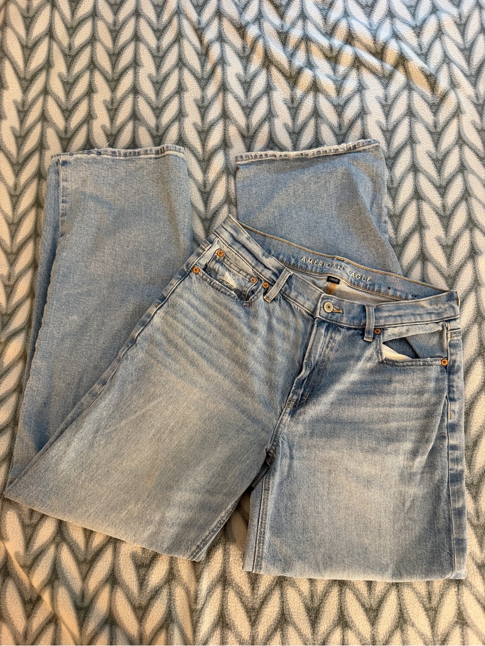 American Eagle Outfitters Light Blue Women’s Boyfriend Jeans